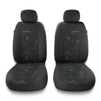 Universal Sitzbezüge Auto für Peugeot 306 (1993-2003) - Vordersitze Autositzbezüge Schonbezüge - 2UNE-GR