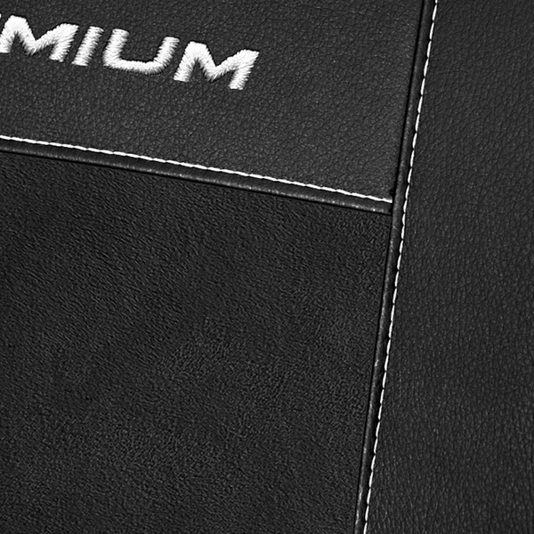 Maßgeschneiderte Sitzbezüge Auto für Volkswagen Transporter T5 Van (2003-2015) - Autositzbezüge Schonbezüge für Autositze - für drei Reihen - schwarz