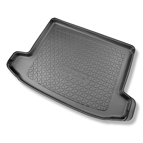 Set Kofferraumschale und angepasste Autoteppiche TPE für: Hyundai Tucson III NX4 SUV (12.2020-....) - oberer Kofferraum (für Multiboden);beweglicher Boden in höchster Stellung;rechte Ausbuchtung bei Modellen mit Subwoofer;auch für Mild Hybrid;nicht fuer H