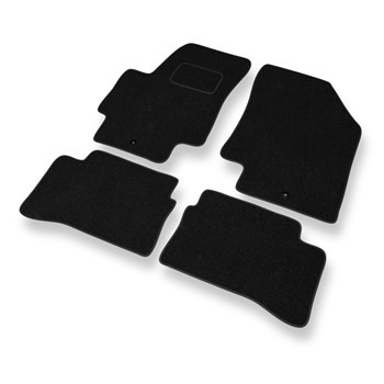 Fußmatten Auto für Hyundai Accent III Limousine (2006-2011) - schwarze Automatte