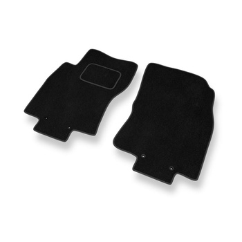 Fußmatten Auto für Nissan X-trail III SUV (2013-2022) - Premium Velours schwarze