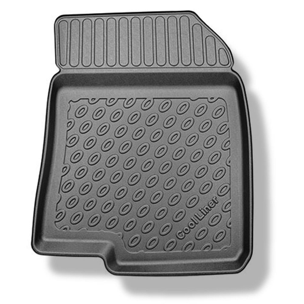 Set Kofferraumschale und angepasste Autoteppiche TPE für: Dacia Sandero III DJF Hatchback (01.2021-....) - oberer Kofferraum (für Multiboden);beweglicher Boden in höchster Stellung