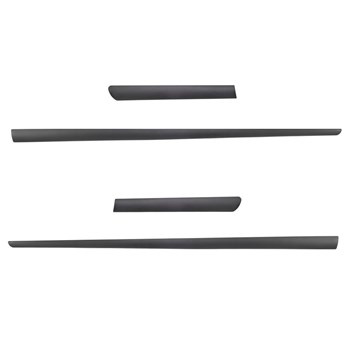 Schwarze Auto Seitenschutzleisten Citroen C1 Hatchback (3 Türen) - (2005-2011) -