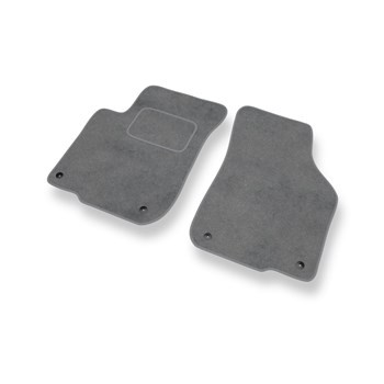 Fußmatten Auto für SEAT Leon I Hatchback (1998-2006) - Premium Velours graue Aut