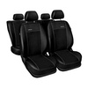 Maßgeschneiderte Sitzbezüge Auto für Ford Focus III Hatchback, Kombi, Limousine (2011-2018) - Autositzbezüge Schonbezüge für Autositze - schwarz