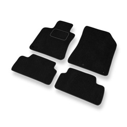 Fußmatten Auto für Peugeot 308 II SW (2013-2021) - Premium Velours schwarze Automatten Autoteppiche