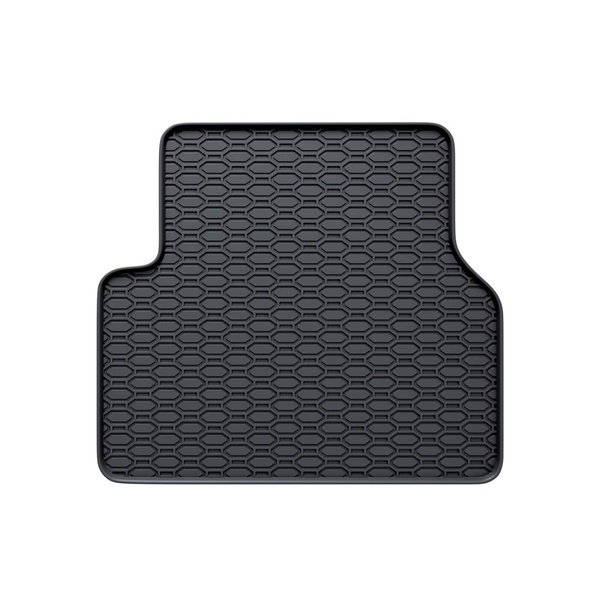 Gummifußmatten Auto für Volkswagen Tiguan I SUV (2007-2015) - Gummimatten Gummi Fußmatten - schwarz - 4 Stk.