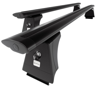 Aluminium-Dachträger für Volvo XC60 (2008-2017) - schwarz Dachträger Dachgepäckt
