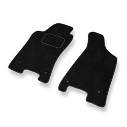 Fußmatten Auto für Audi 80 IV B4 Avant, Coupé, Cabriolet, Limousine (1991-1996) - Premium Velours schwarze Automatten Autoteppiche