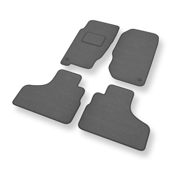 Fußmatten Auto für Jeep Liberty SUV (2001-2007) - Premium Velours graue Automatt