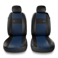 Universal Sitzbezüge Auto für Audi A4 B5, B6, B7, B8, B9 (1995-2024) - Vordersitze Autositzbezüge Schonbezüge - 2XL-BL