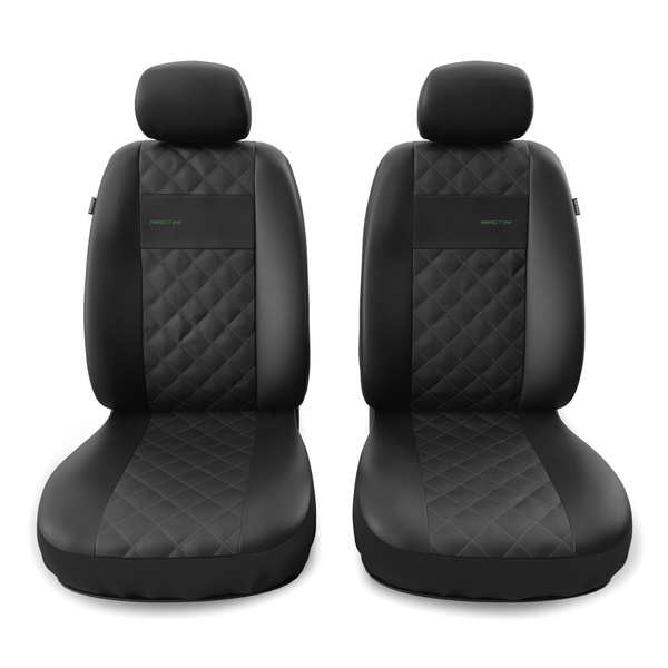 Universal Sitzbezüge Auto für Fiat C3 (2007-2015) - Vordersitze Autositzbezüge Schonbezüge - PRP-GN