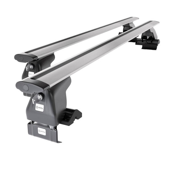 Aluminium-Dachträger für Mitsubishi Galant (1997-2005) - silbern Dachträger Dachgepäckträger - ohne Montagelemente
