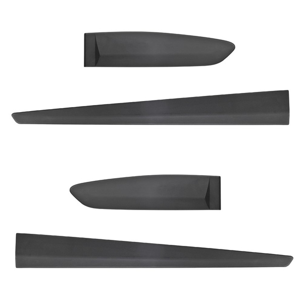 Schwarze Auto Seitenschutzleisten Hyundai i10 Hatchback (2013-2016)