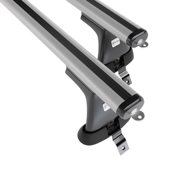 Aluminium-Dachträger für Dacia Logan II (2013-2020) - silbern Dachträger Dachgepäckträger - ohne Montagelemente