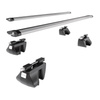 Aluminium-Dachträger für Ssangyong Rexton mk I (2001-2006) - silbern Dachträger Dachgepäckträger - Reling