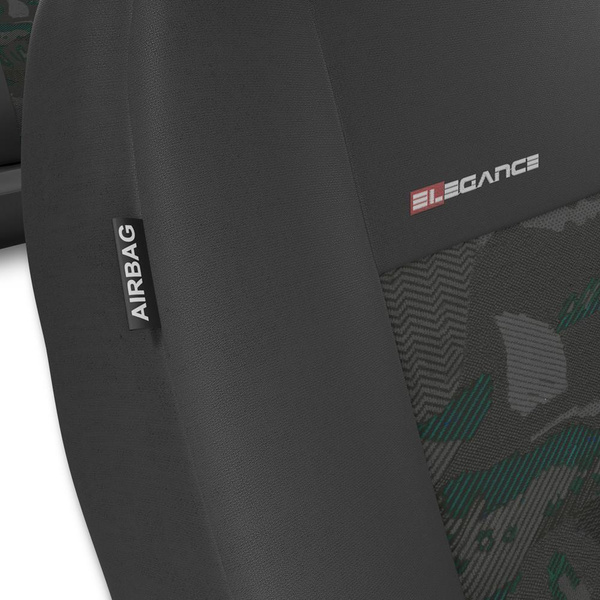 Universal Sitzbezüge Auto für Fiat 500L (2012-2022) - Autositzbezüge Schonbezüge für Autositze - UNE-GR