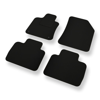 Fußmatten Auto für Peugeot 508 II Limousine, SW (2018-....) - schwarze Automatte