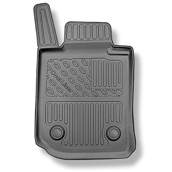 TPE Fußmatten Auto für BMW 4er G22, G26 Coupé, Gran Coupé (10.2020-....) - schwarz Automatten Autoteppiche