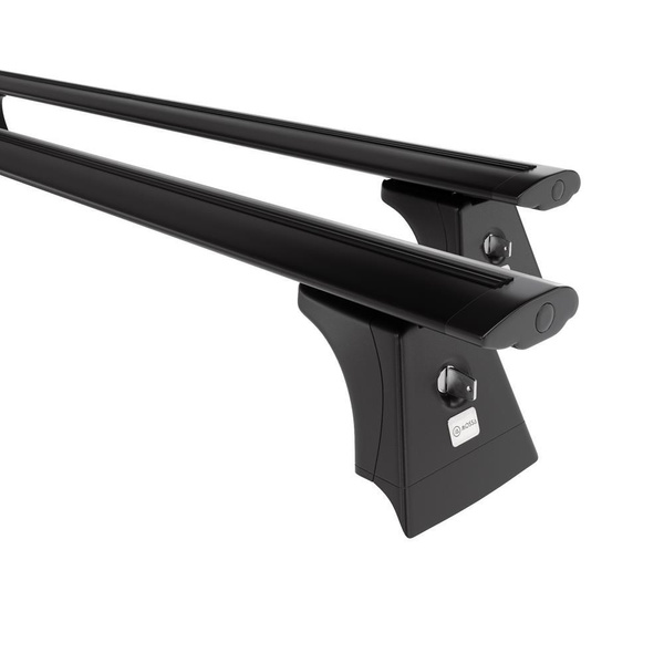 Aluminium-Dachträger für Toyota RAV4 V (2019-....) - schwarz Dachträger Dachgepäckträger - integrierte Relinge