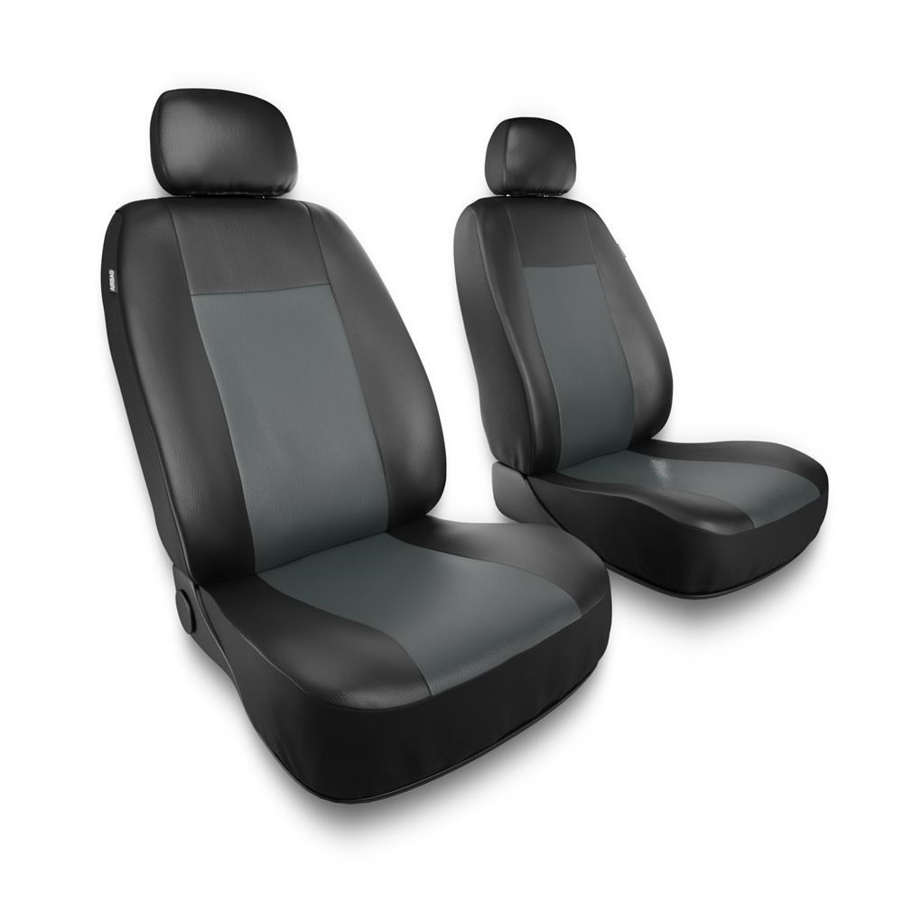 Universal Sitzbezüge Auto für Seat Ateca (2016-2019) - Vordersitze  Autositzbezüge Schonbezüge - 2CM-G grau