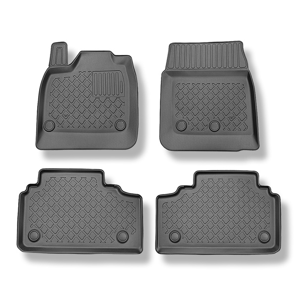 TPE Fußmatten Auto für Nissan Ariya SUV (09.2022-....) - schwarz Automatten Autoteppiche