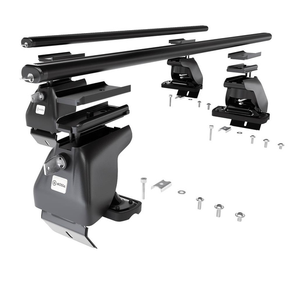 Aluminium-Dachträger für Citroen DS4 (2011-2018) - schwarz Dachträger Dachgepäckträger - ohne Montagelemente