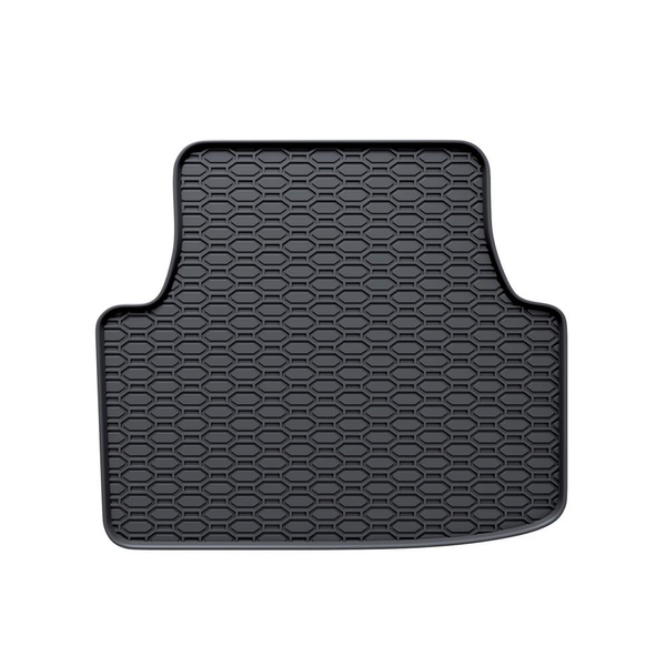 Gummifußmatten Auto für Volkswagen Tiguan II SUV (2016-2024) - Gummimatten Gummi Fußmatten - schwarz - 4 Stk.