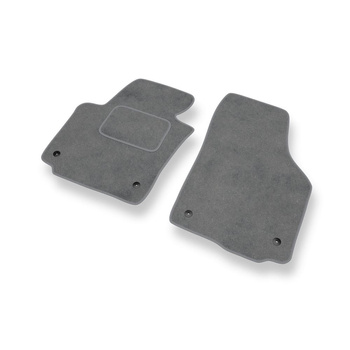 Fußmatten Auto für Seat Toledo III Hatchback (2004-2009) - Premium Velours graue