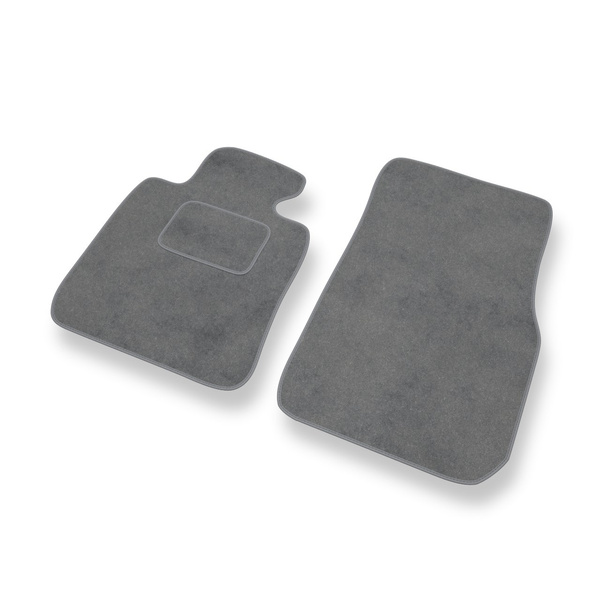 Fußmatten Auto für BMW 3er V F30 Limousine (2012-2018) - Premium Velours graue Automatten Autoteppiche