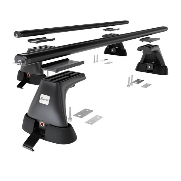 Aluminium-Dachträger für Toyota RAV4 mk II (2000-2005) - schwarz Dachträger Dachgepäckträger - Montagepunkte