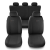 Universal Sitzbezüge Auto für Peugeot 407 (2004-2011) - Autositzbezüge Schonbezüge für Autositze - UNE-4
