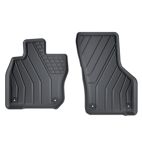 TPE Fußmatten Auto für Volkswagen Golf VIII Variant (2019-....) - schwarz Automatten Autoteppiche