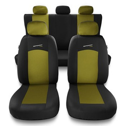 Universal Sitzbezüge Auto für Daewoo Nexia I, II (1994-1999) - Autositzbezüge Schonbezüge für Autositze - S-Y