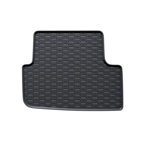 Gummifußmatten Auto für Volkswagen T-Cross SUV (2018-....) - Gummimatten Gummi Fußmatten - schwarz - 4 Stk.