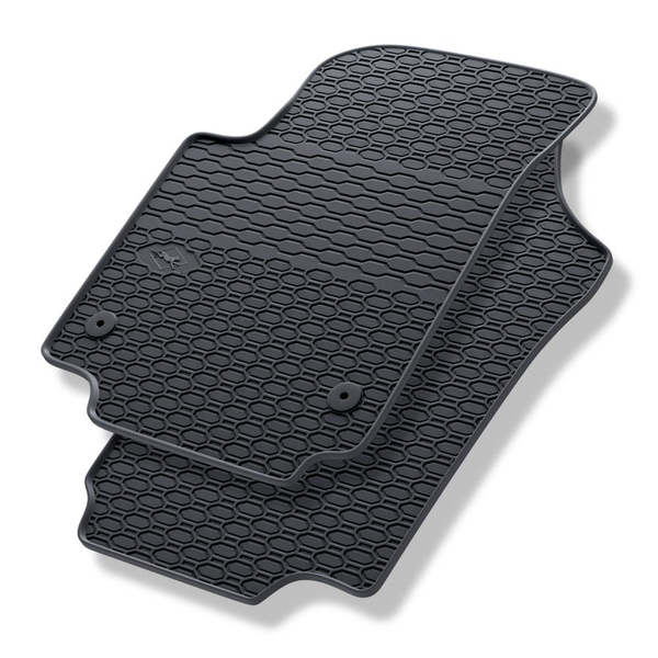 Gummifußmatten Auto für Volkswagen up! (2011-2023) - Gummimatten Gummi Fußmatten - schwarze