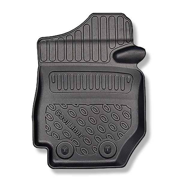 TPE Fußmatten Auto für Suzuki Jimny II GJ SUV (10.2018-....) - schwarz Automatten Autoteppiche - mit Schaltgetriebe