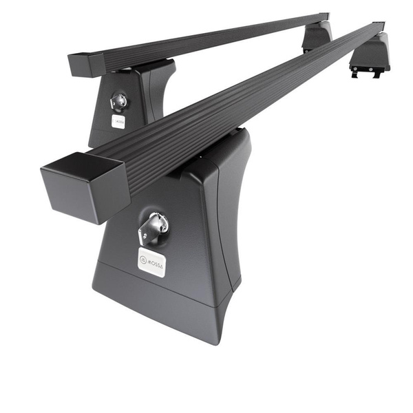 Stahl-Dachträger für Opel Astra J mk IV (2011-2020) - schwarz Dachträger Dachgepäckträger - Montagepunkte