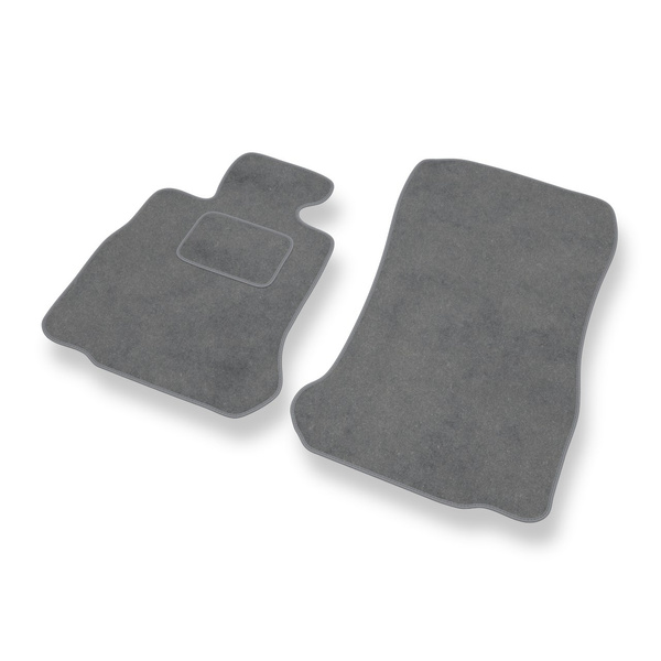 Fußmatten Auto für BMW 6er M6 F13 Coupé (2012-2018) - Premium Velours graue Automatten Autoteppiche