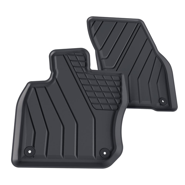 TPE Fußmatten Auto für Volkswagen Tiguan III SUV (2024-....) - schwarz Automatten Autoteppiche