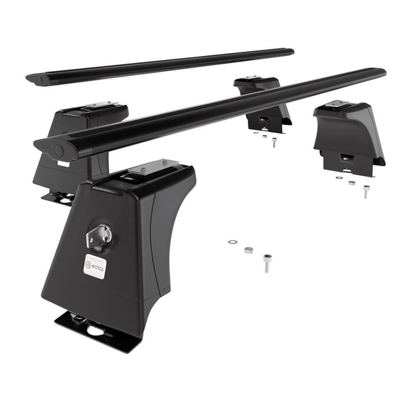 Aluminium-Dachträger für Iveco Daily IV (short) (2006-2011) - schwarz Dachträger Dachgepäckträger - Montagepunkte