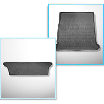 Set Kofferraumschale und angepasste Autoteppiche TPE für: Seat Alhambra I Van (1