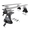 Aluminium-Dachträger für Skoda Octavia mk II (2009-2012) - silbern Dachträger Dachgepäckträger - ohne Montagelemente