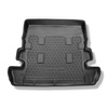 Kofferraumwanne für Toyota Land Cruiser V8 J200 SUV (2007-2021) - Kofferraummatte rutschfest Schutzmatte - 7 Sitze