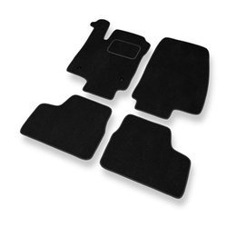 Fußmatten Auto für Opel Astra G Caravan, Coupé, Hatchback, Cabriolet, Limousine (1998-2009) - Premium Velours schwarze Automatten Autoteppiche