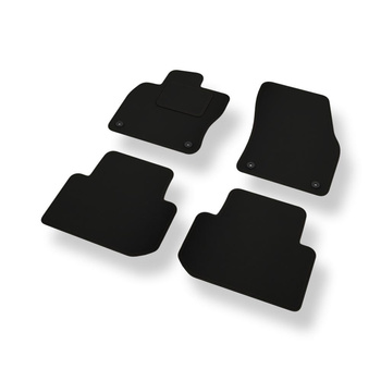 Fußmatten Auto für Volkswagen Tiguan II SUV (2015-2024) - schwarze Automatten Au