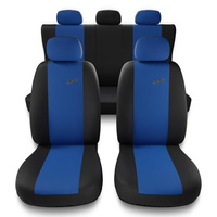 Universal Sitzbezüge Auto für Seat Cordoba I, II (1993-2009) - Autositzbezüge Schonbezüge für Autositze - X.R-BL