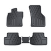 TPE Fußmatten Auto für Seat Leon IV Hatchback (03.2020-....) - schwarz Automatten Autoteppiche