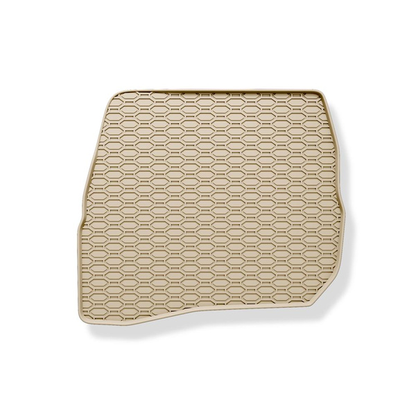 Gummifußmatten Auto für Volkswagen Passat B5 Limousine, Variant (1996-2005) - Gummimatten Gummi Fußmatten - beige - 4 Stk.