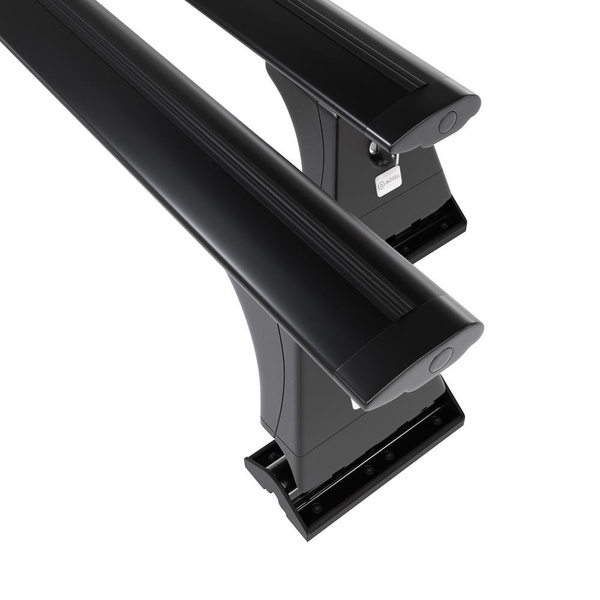 Aluminium-Dachträger für Peugeot 308 (2007-2013) - schwarz Dachträger Dachgepäckträger - Montagepunkte